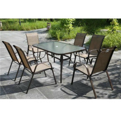 Bộ bàn ghế ăn Textilene (06 ghế + 01 bàn) Bộ bàn ghế ăn Textilene (06 ghế + 01 bàn)