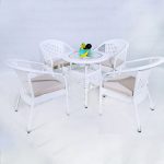 Bộ bàn ghế mây nhựa TT89