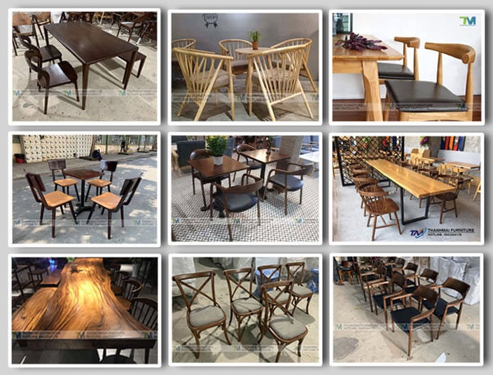 Top 5 bàn ghế cafe gỗ đẹp, hòa hợp mọi không gian