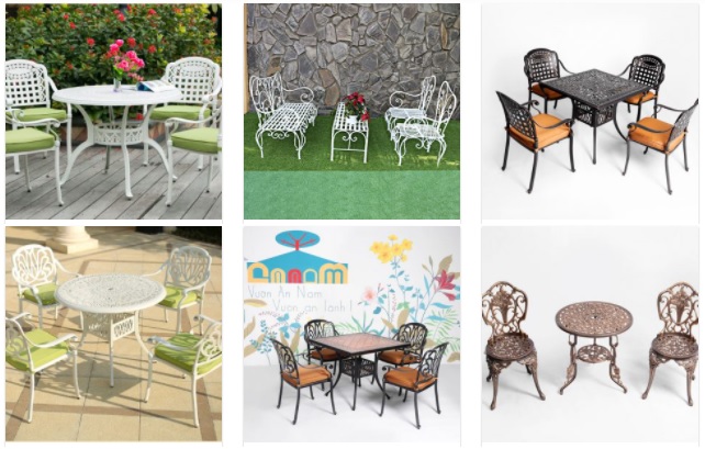 Chuyên bàn ghế sân vườn chất lượng, mẫu bền đẹp, giá bán tốt