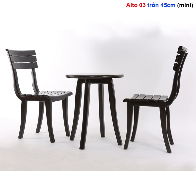 Bộ bàn ghế Fansipan Alto tròn 45cm