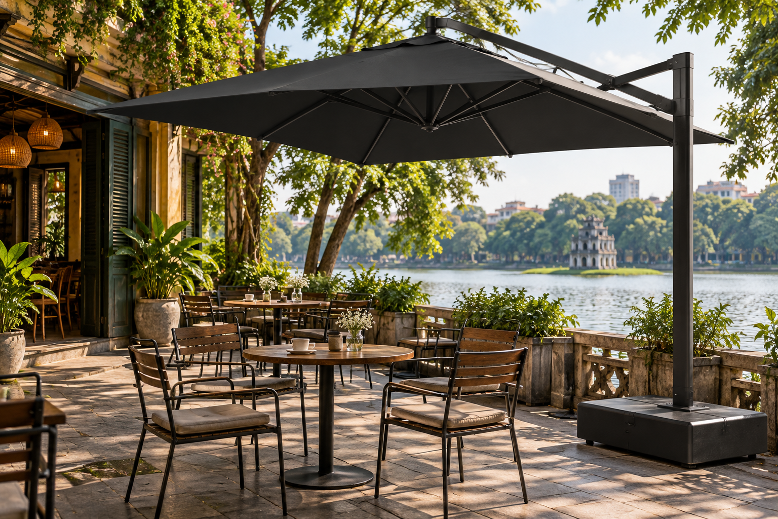 Khung nhôm hay khung sắt cho quán cafe ngoài trời? – chi tiết và cách kiểm tra